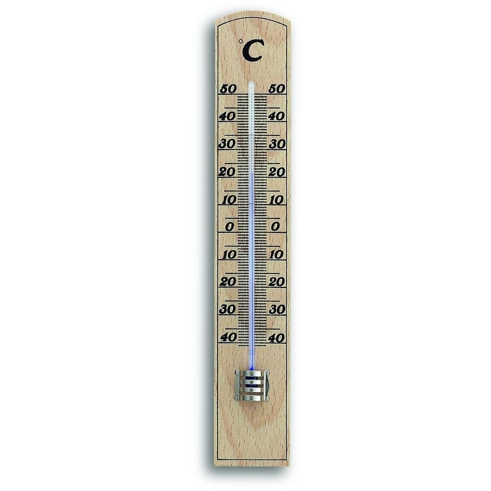 Indoor Beech Thermometer 20.6cm - TD-12-1004