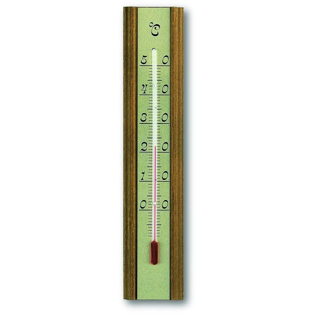 Indoor Oak Thermometer 20cm - TD-12-1016
