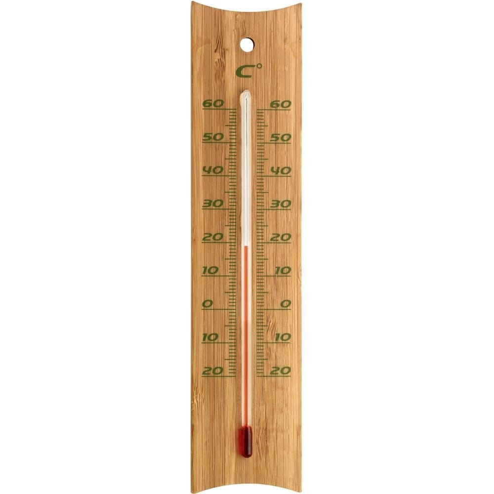 Bamboo Indoor/Outdoor Thermometer 20cm - TD-12-1049