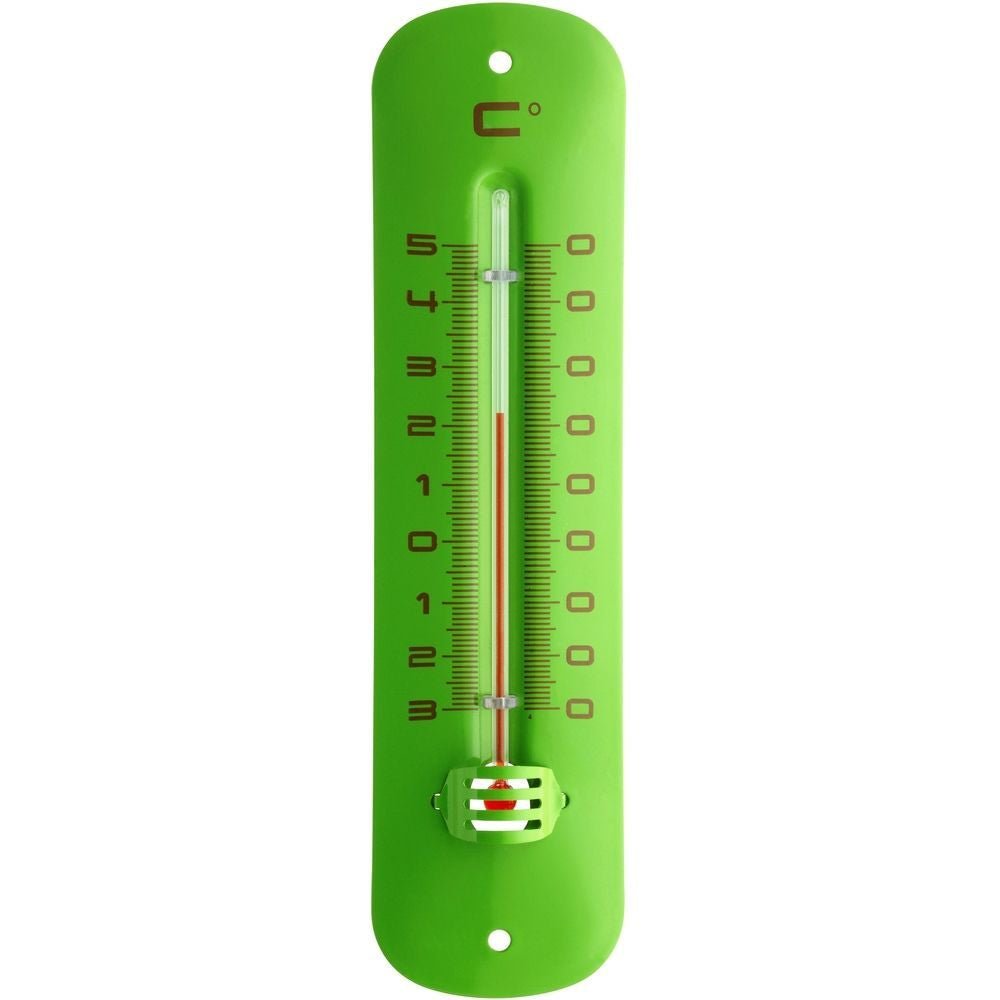 Green Indoor/Outdoor Thermometer 19cm - TD-12-2051-04