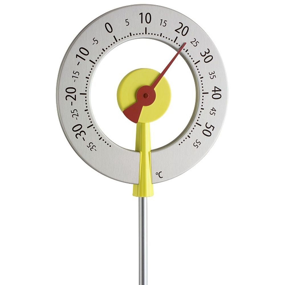 Big Yellow Lollipop Garden Thermometer 1.1m - TD-12-2055-07