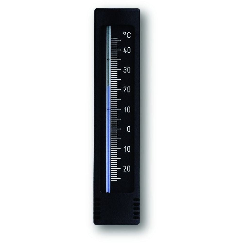 Indoor/Outdoor Silver Stamp Thermometer 14.5cm - TD-12-3023-01