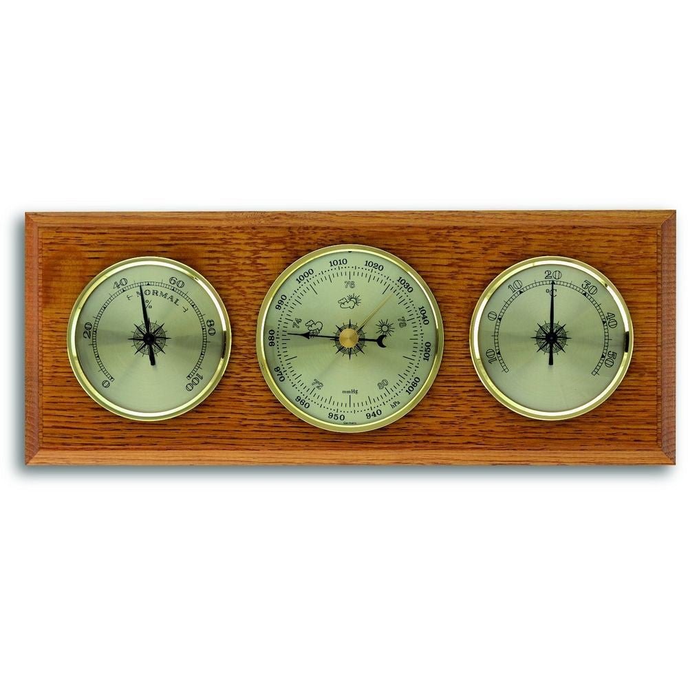 Oak Barometer (28cm length) - Made in Germany - TD-20-1001