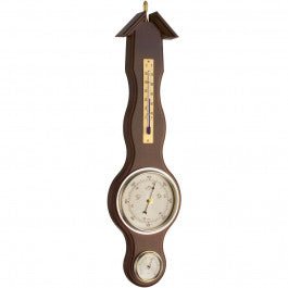 Walnut Banjo Barometer 46cm - TD-20-1037-03