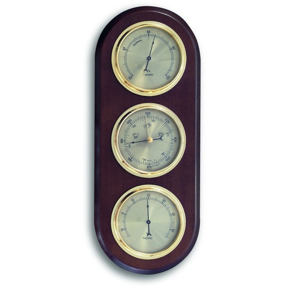 Walnut Barometer 38.5cm - TD-20-1064-03