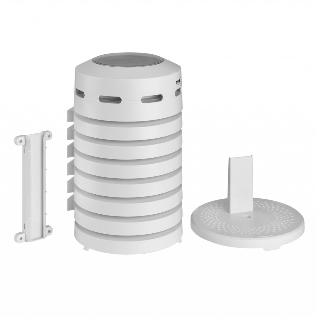 Temperature &amp; Humidity Sensor Protective Cover With Solar - Powered Fan WS - 02 - WS-02