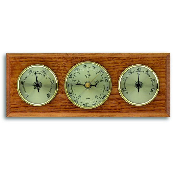 Oak Barometer (28cm length) - Made in Germany - TD-20-1001