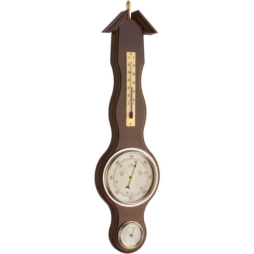 Walnut Banjo Barometer 46cm - TD-20-1037-03