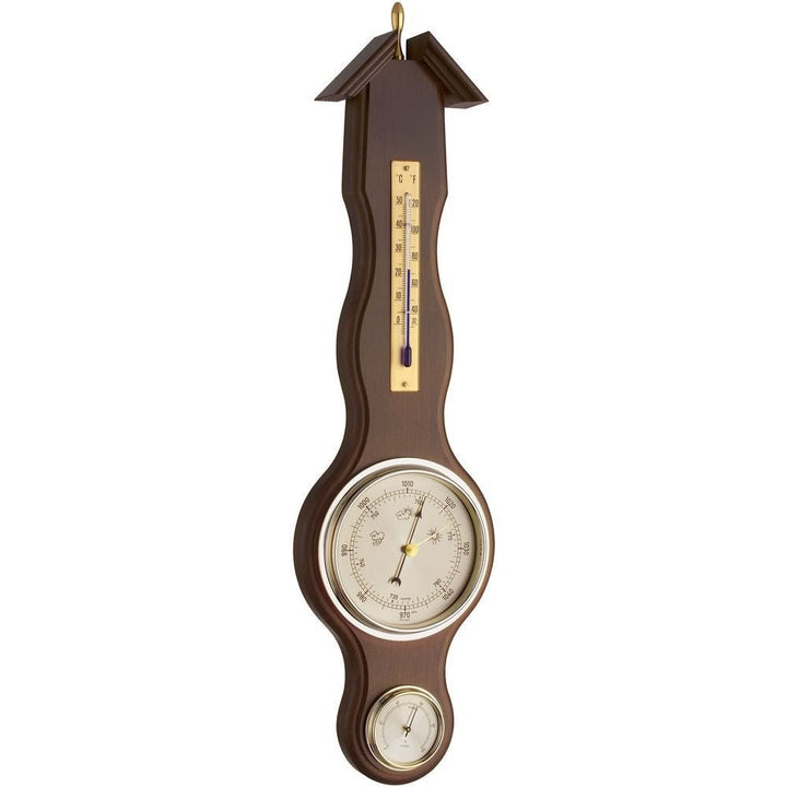 Walnut Banjo Barometer 46cm - TD-20-1037-03