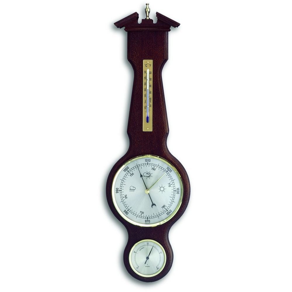 Walnut Banjo Barometer 50cm - TD-20-1047-03