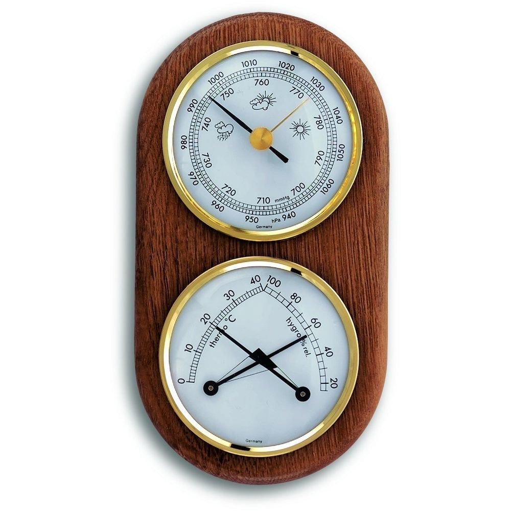 Oak Barometer 17cm - TD-20-1051