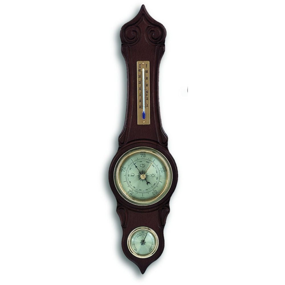 Walnut Banjo Barometer 42cm - TD-20-1060-03