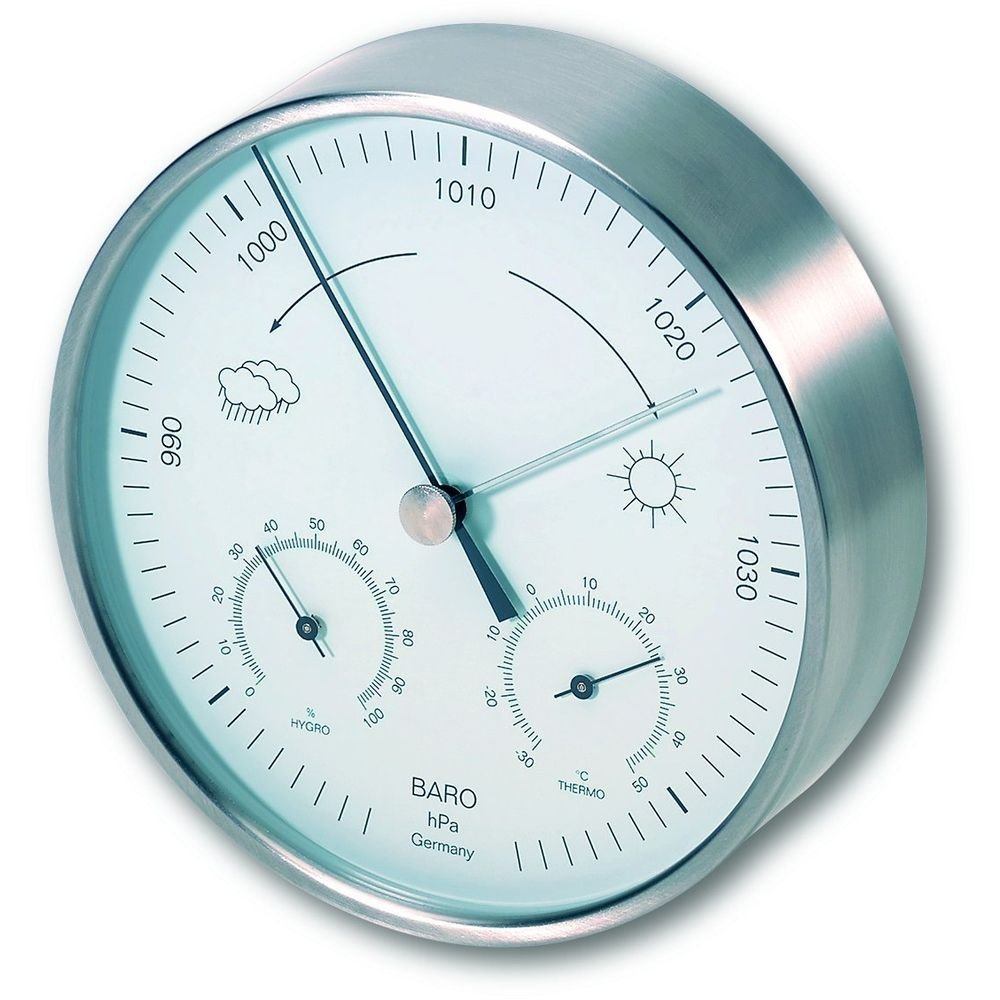 Outdoor Steel Barometer 16cm - TD-20-2027-60