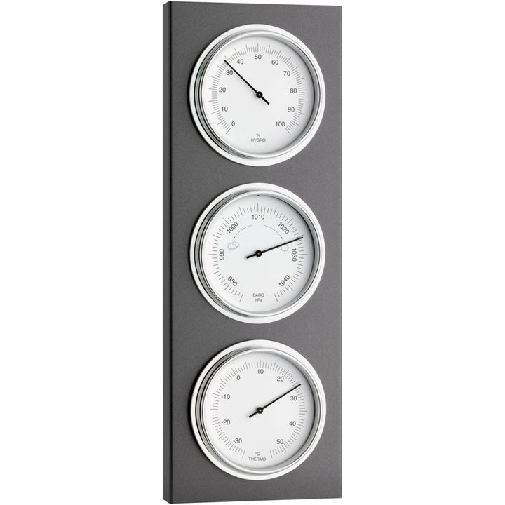 Analogue Outdoor Weather Station (Metal) incl Barometer, Hygrometer &amp; Thermometer - 38cm - TD-20-2033