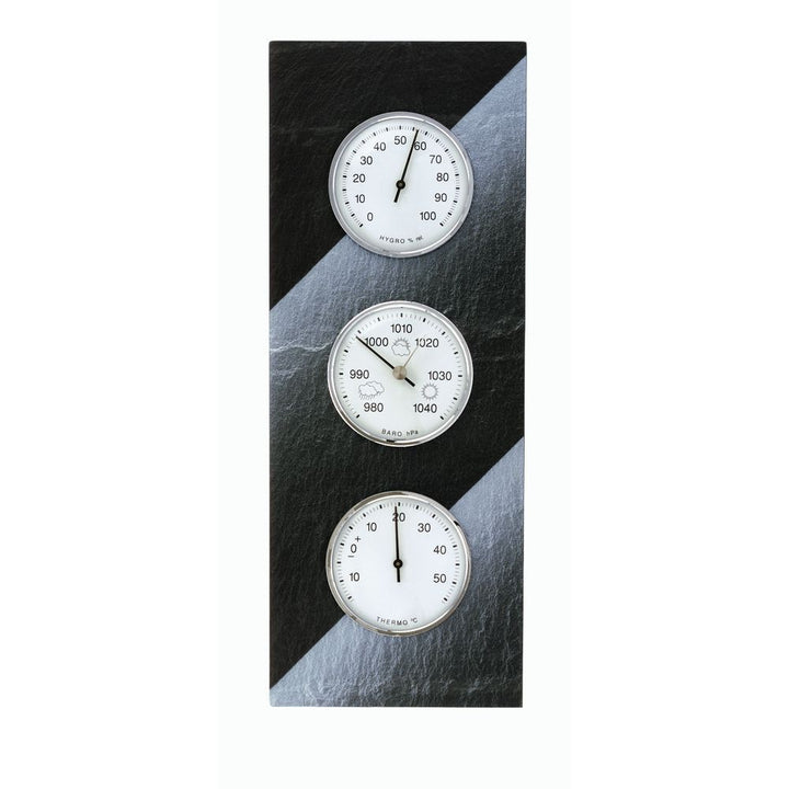 Natural Slate Barometer 37cm - TD-20-3018