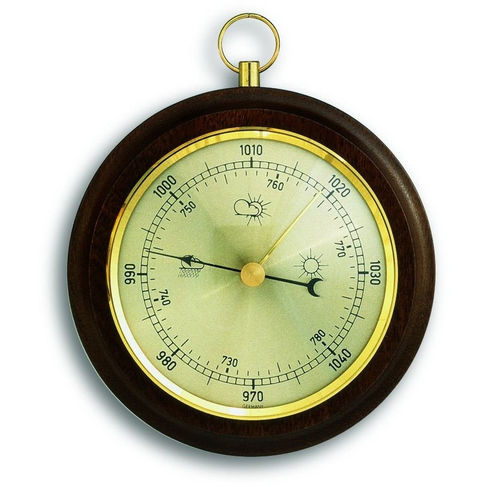 Walnut Barometer 19.5cm - TD-29-4001