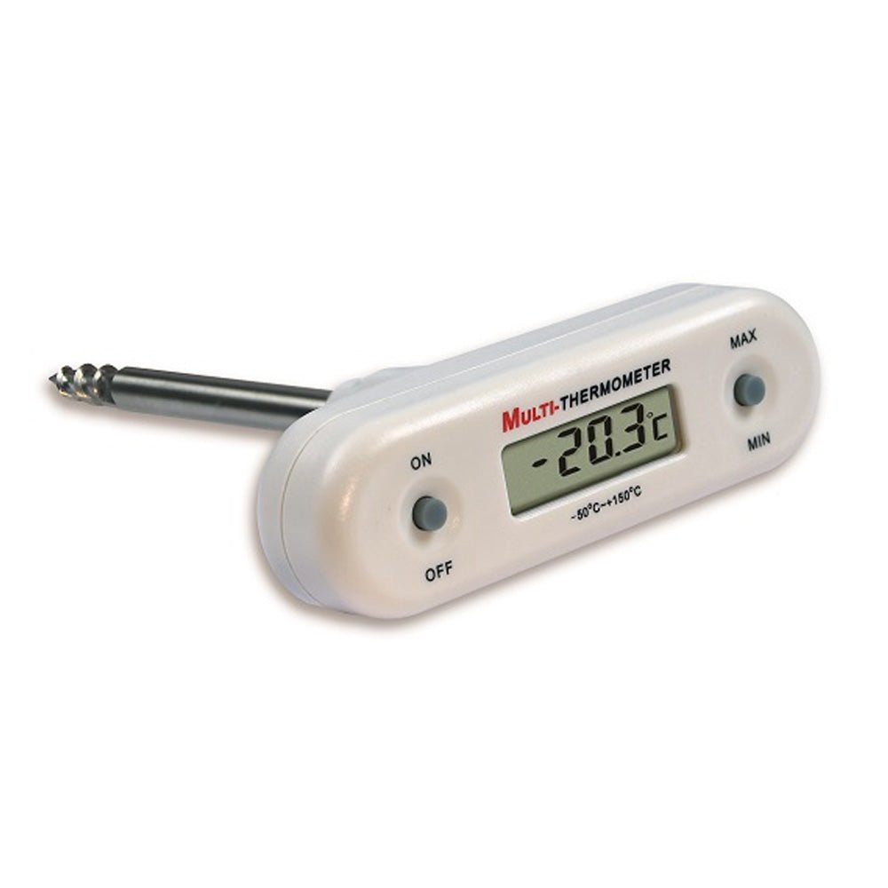 T - Shaped Waterproof Digital Thermometer with 120mm Screw Probe Tip - TD-30-1056-02