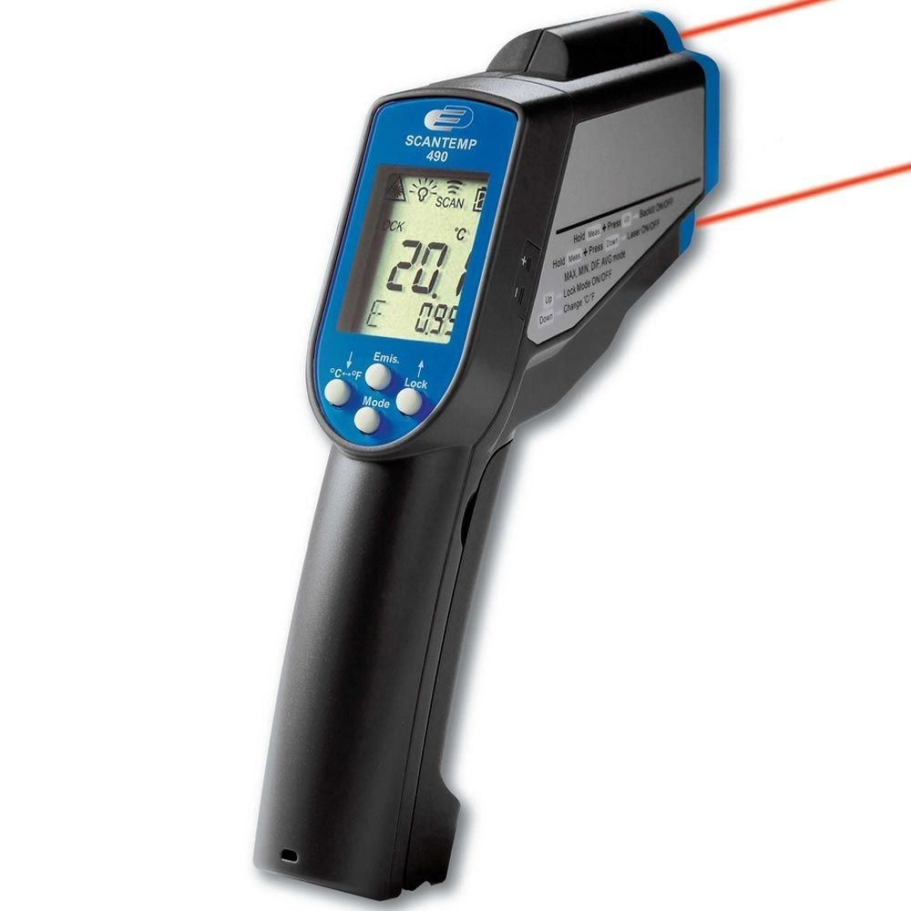 TFA ScanTemp 490 Infrared Thermometer (Range - 60°C to 1000°C) - TD-31-1123-K