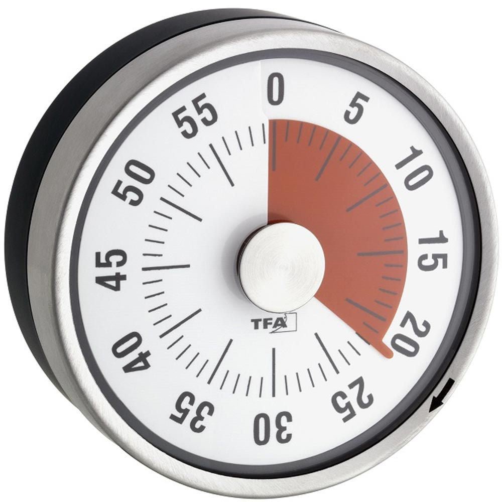 Grey 60 Minute Kitchen Timer - TD-38-1028-10