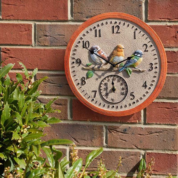 BirdWood Wall Clock - SG-5164011