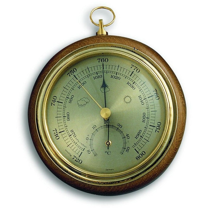 Oak Barometer 13.5cm - TD-45-1000-01