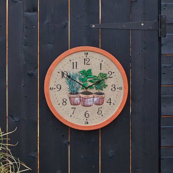 Herbs Indoor/Outdoor Wall Clock - SG-5164012