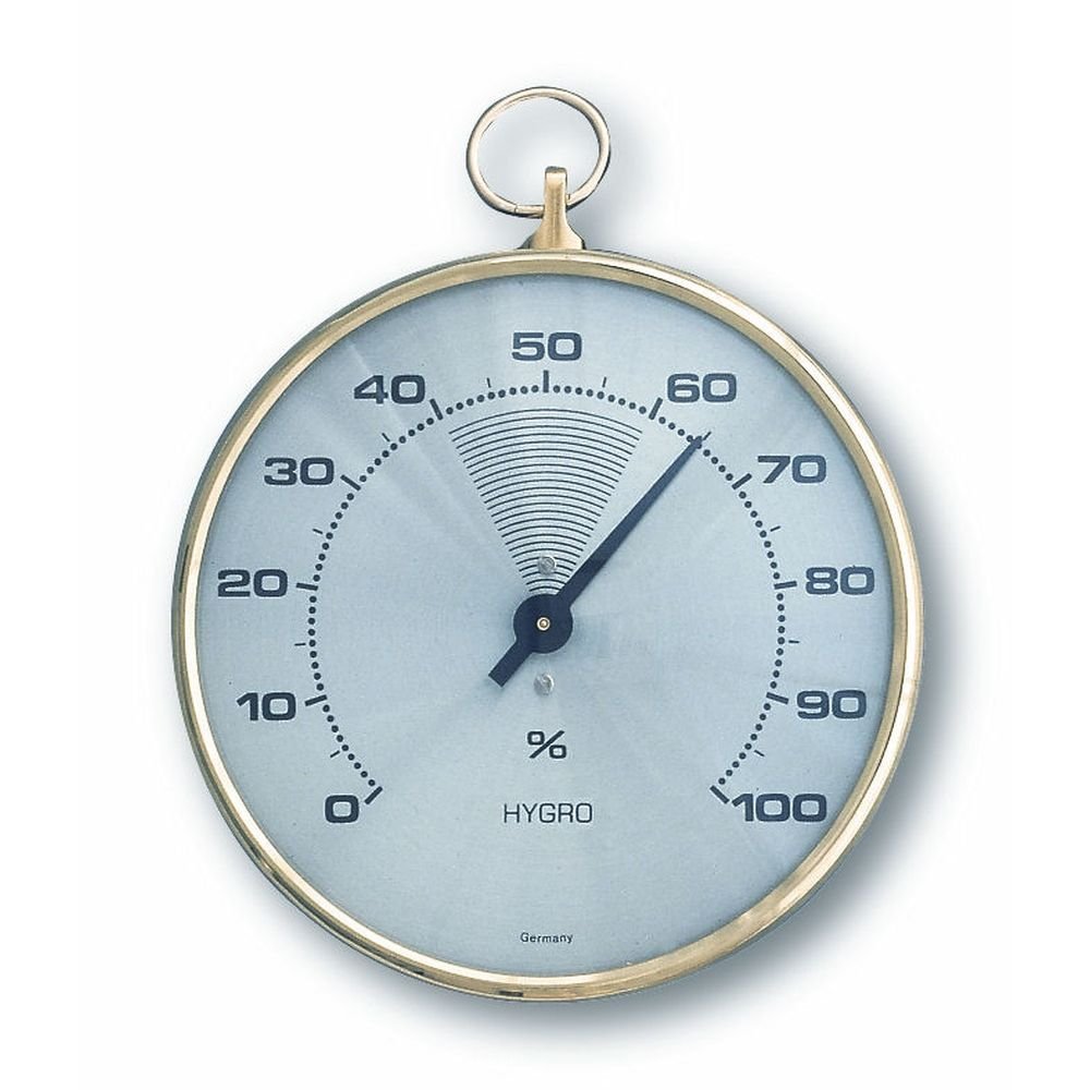 Brass Hygrometer 10.2cm - TD-44-1002