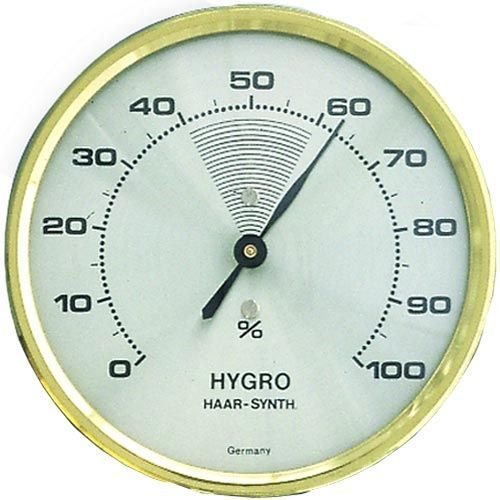 Brass Hair Hygrometer 7cm - TD-44-2000