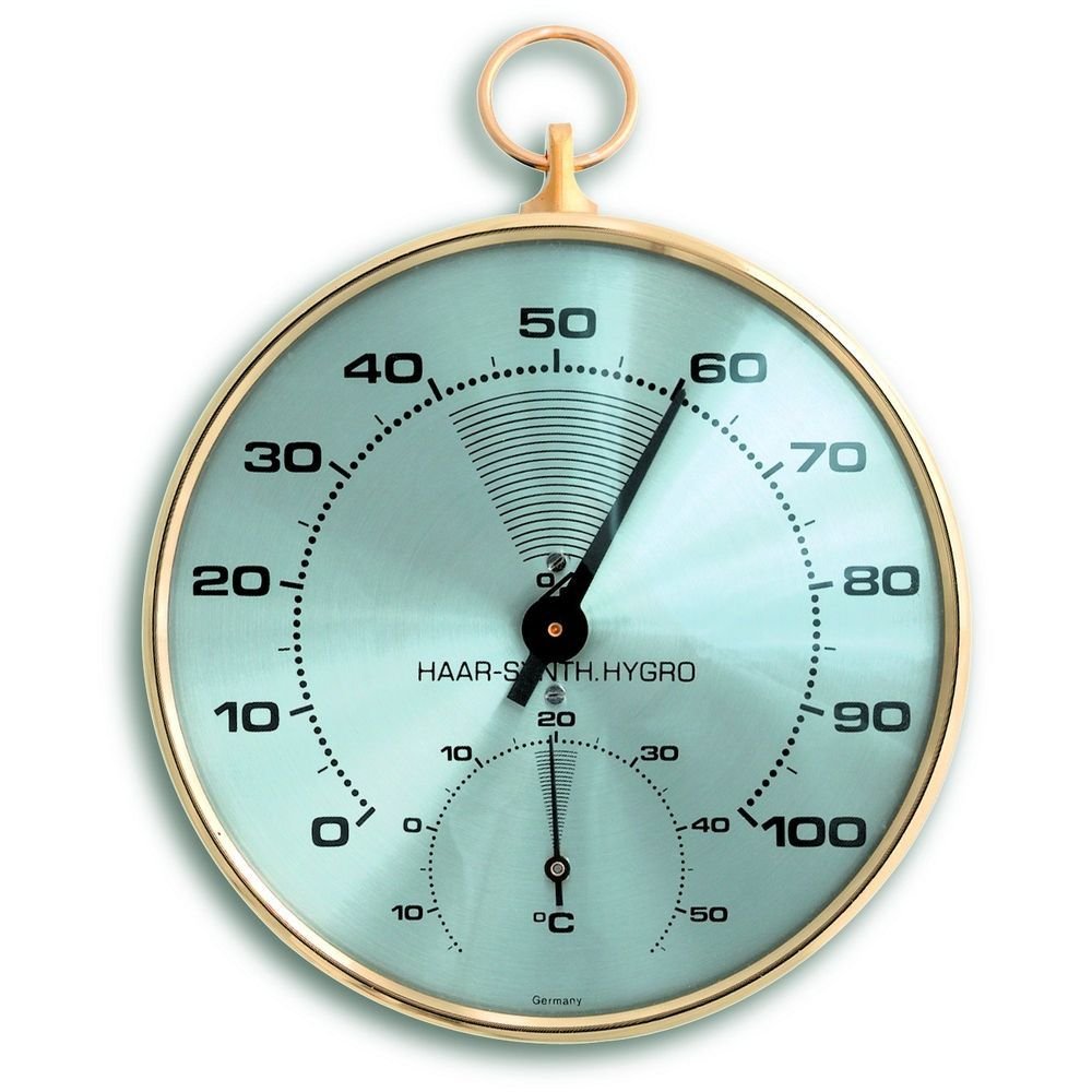 Thermo - Hygrometer Hair Synthetic 10.2cm - TD-45-2007