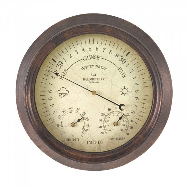 Westminster Barometer &amp; Thermometer 8in - SG-5062020