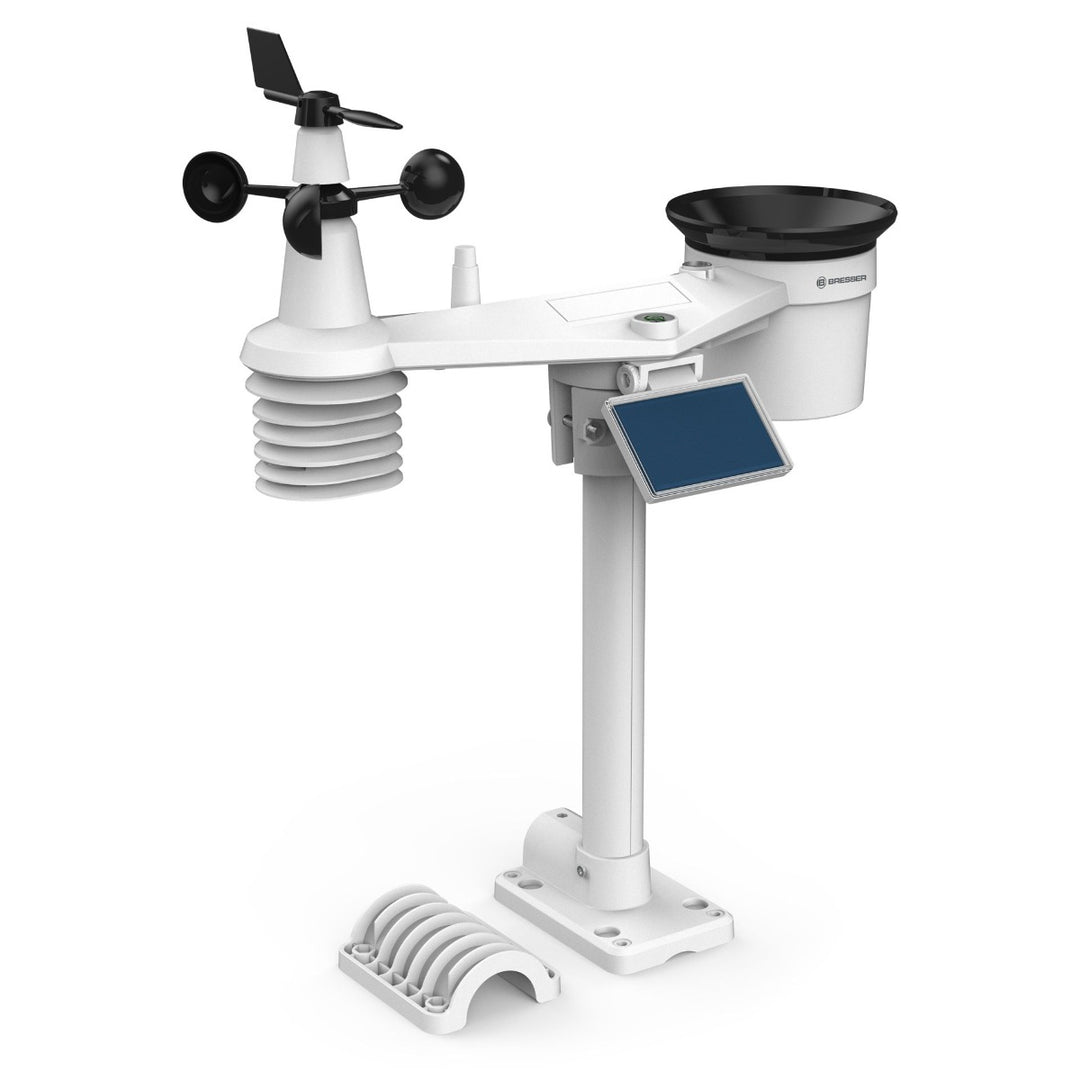 Bresser Wi - Fi 4CAST MD with 7 - Day Forecast, 7 - in - 1 Solar - Powered Outdoor Sensor Unit Incl Light Intensity &amp; UV 7003800 - BR-7003800