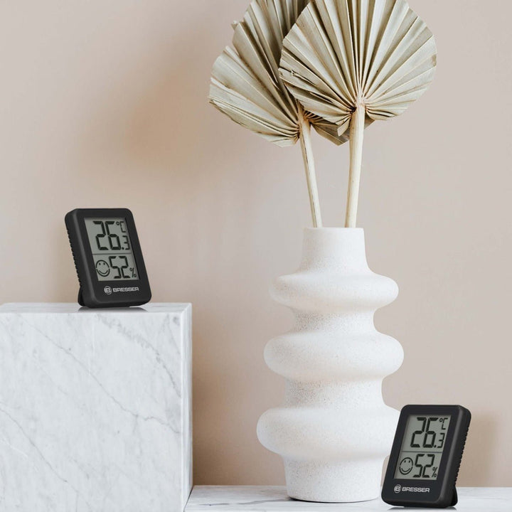 Bresser ClimaTemp Thermo - Hygrometer 6 - piece Set Black 7000015CM3000 - BR-7000015CM3000