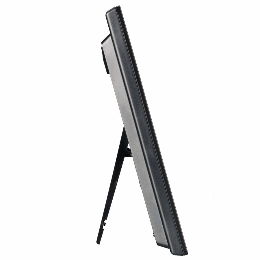 Bresser Jumbo LCD Wall Clock with Day &amp; Date (Black) - BR-7001802CM3000