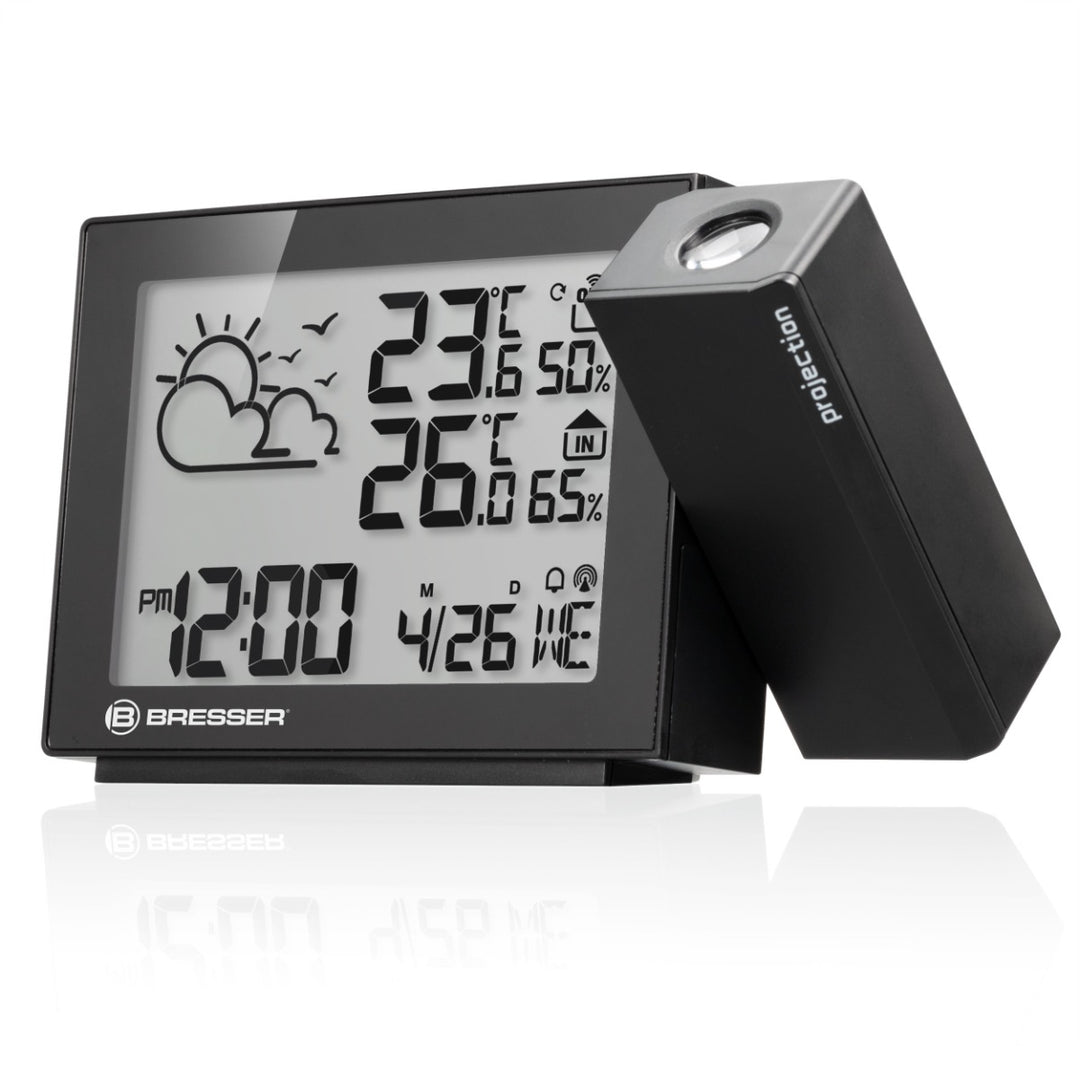 Bresser 7004405 Projection Radio - Controlled Weather Station MeteoTemp P - BR-7004405