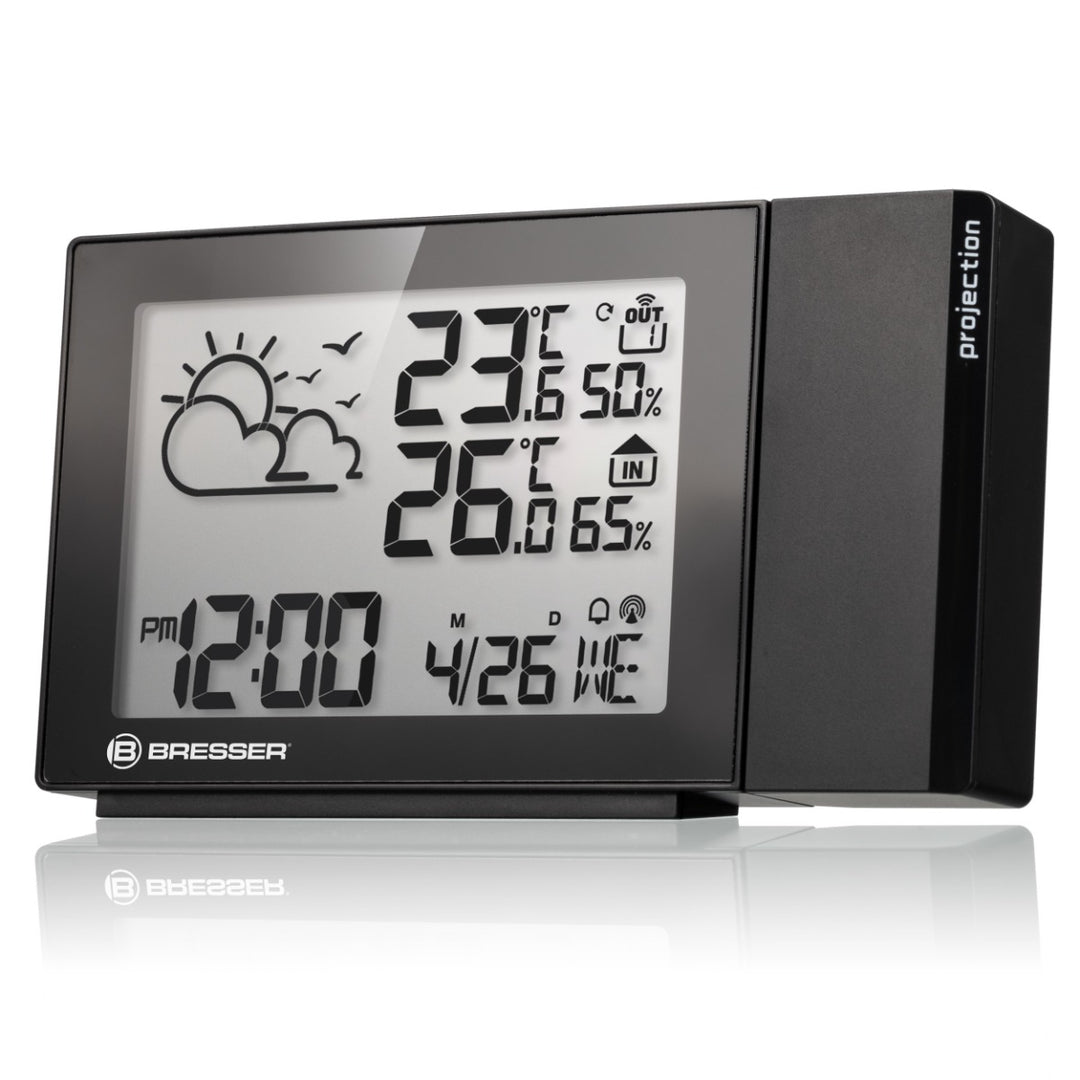 Bresser 7004405 Projection Radio - Controlled Weather Station MeteoTemp P - BR-7004405