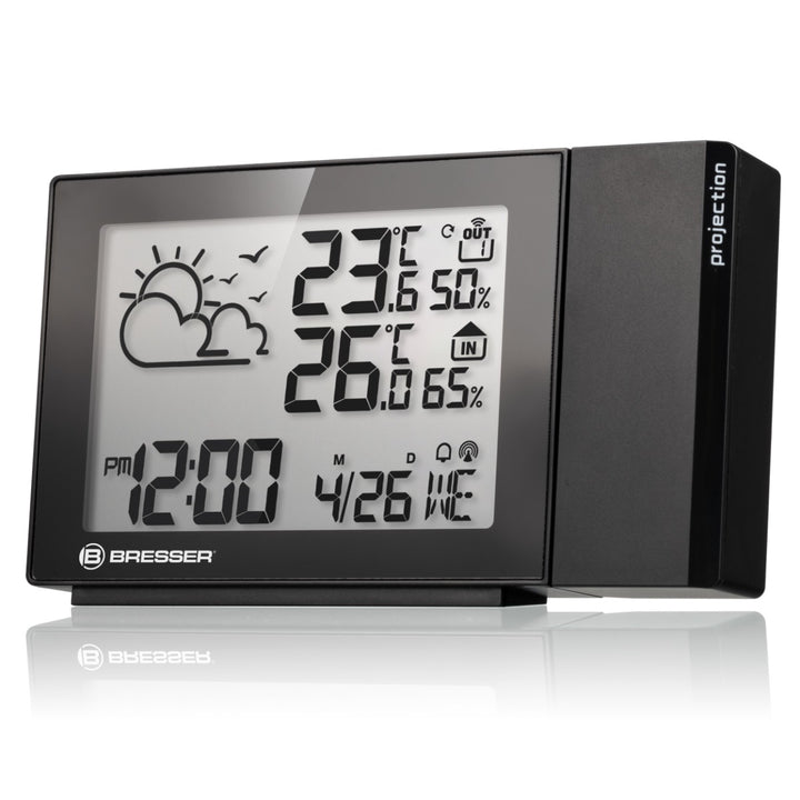 Bresser 7004405 Projection Radio - Controlled Weather Station MeteoTemp P - BR-7004405