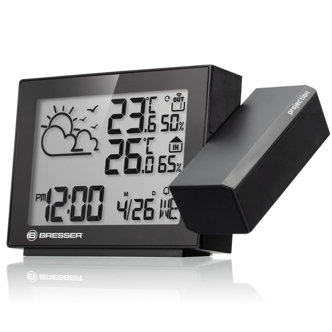Bresser 7004405 Projection Radio - Controlled Weather Station MeteoTemp P - BR-7004405