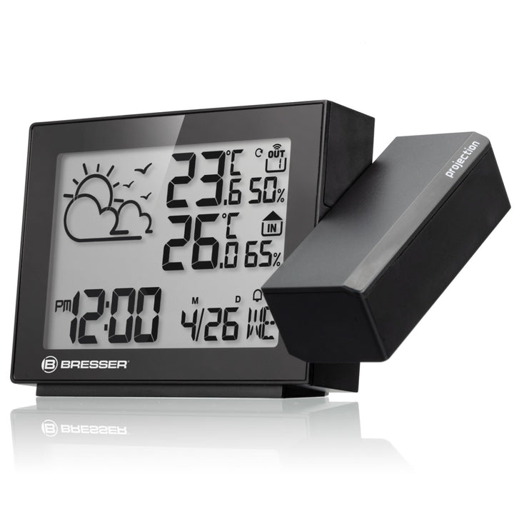 Bresser 7004405 Projection Radio - Controlled Weather Station MeteoTemp P - BR-7004405