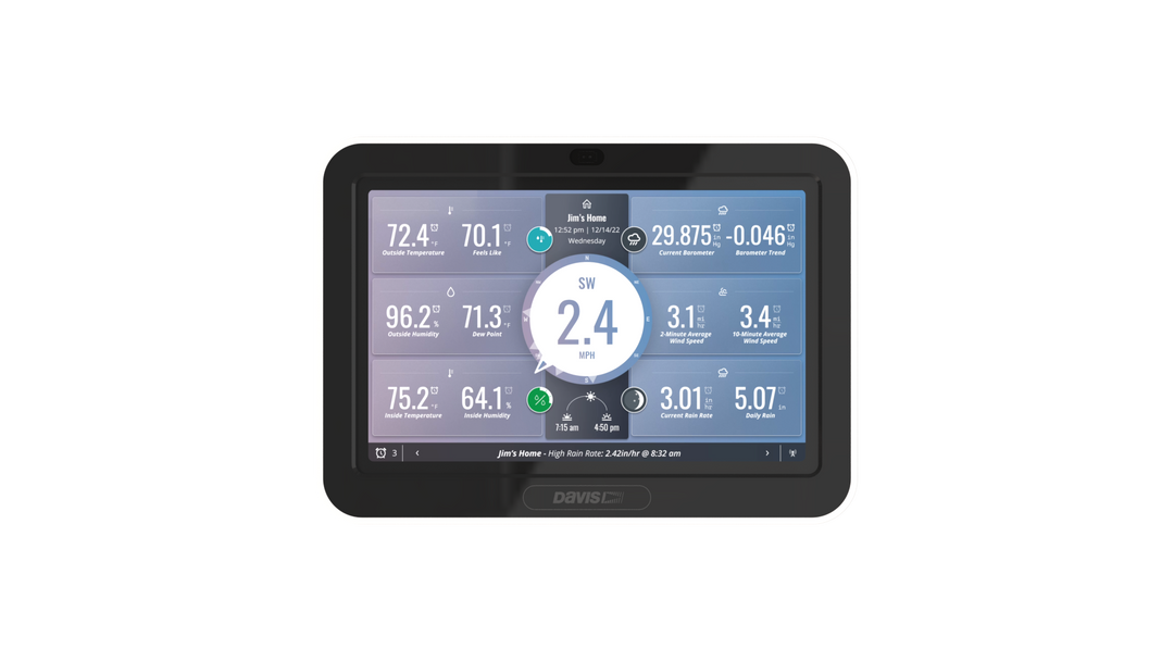 WeatherLink Console 6313UK - Live Stream from any Davis Wireless Weather Station or Sensor Transmitter
