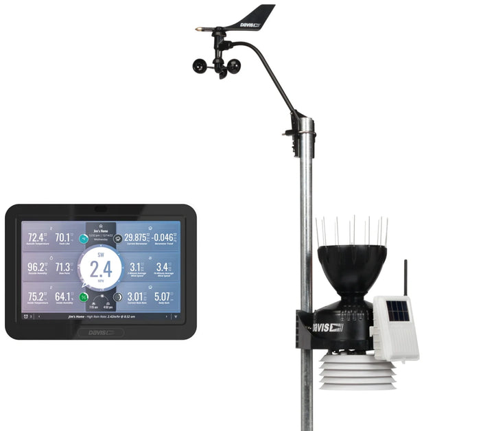Davis Wireless Vantage Pro2 6252 Weather Station with Standard Radiation Shield and WeatherLink Console