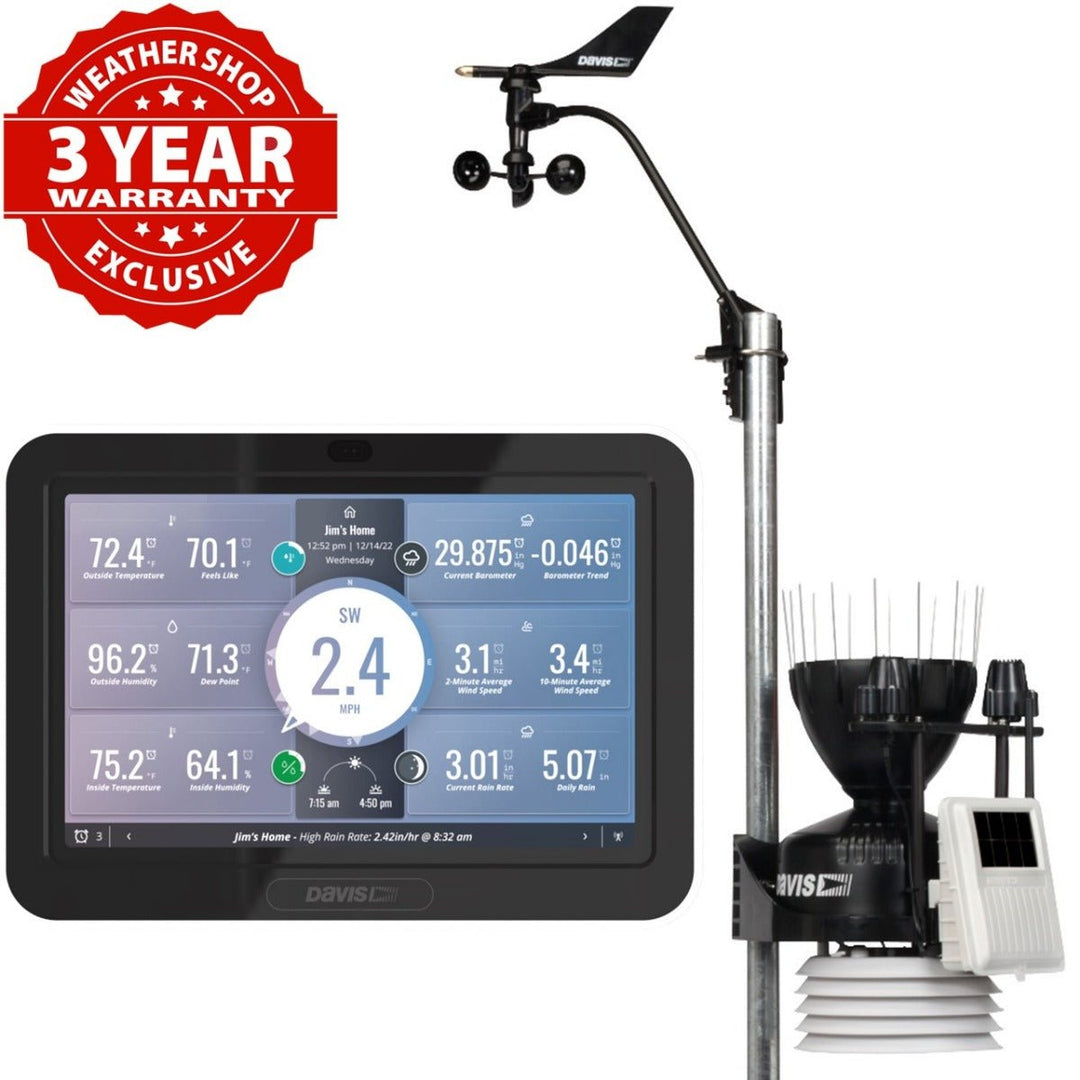 Davis Wireless Vantage Pro2 Plus with UV &amp; Solar Radiation Sensors and WeatherLink Console 6262UK - DI-6262UK