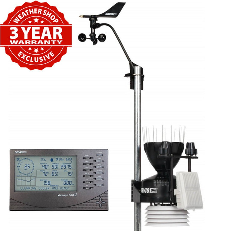 Davis Vantage Pro2 Plus Cabled - 6162CUK (Includes UV &amp; Solar Radiation Sensors) - DI-6162CUK