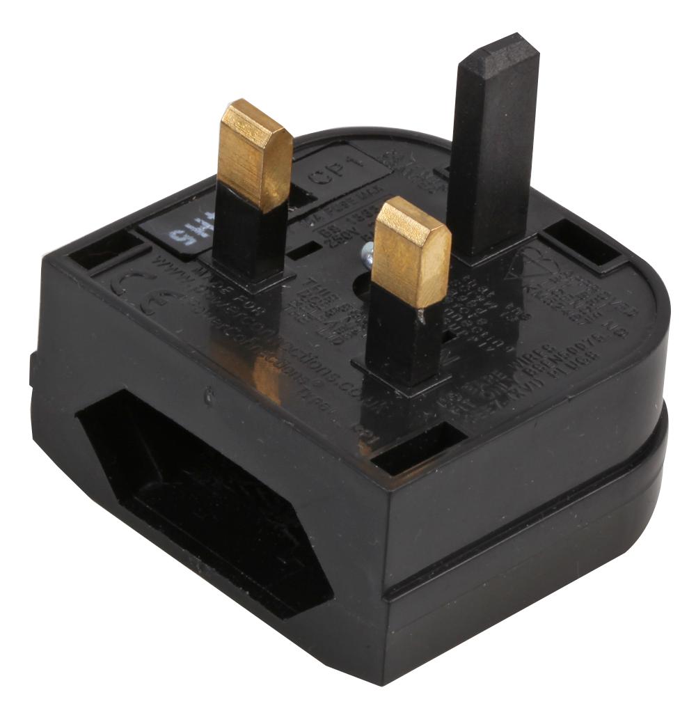 UK 3 Pin adapter - EURO-2-PIN-UK-3-PIN-CONV-3AMP