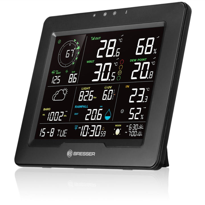 Bresser Sahara TB 8 - in - 1 WiFi Weather Station with Heat Stress Index 7003400 - BR-7003400