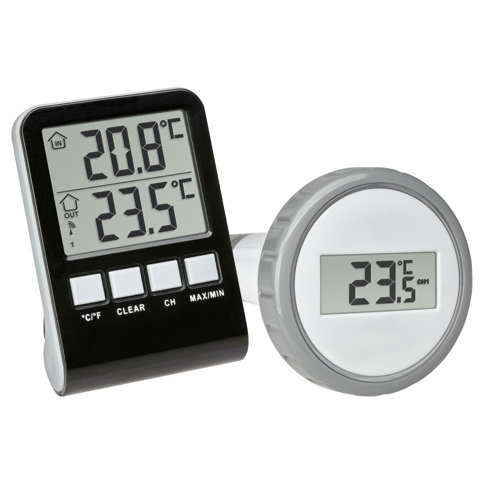 TFA PALMA Wireless Pool/Pond Thermometer 30.3067 - TD-30-3067