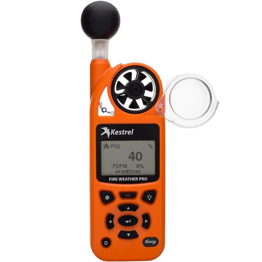 Kestrel 5400FW Fire Weather Meter Pro WBGT Meter with Compass & Vane Mount + LiNK Wireless Communication - NK-0854FWLVCORA