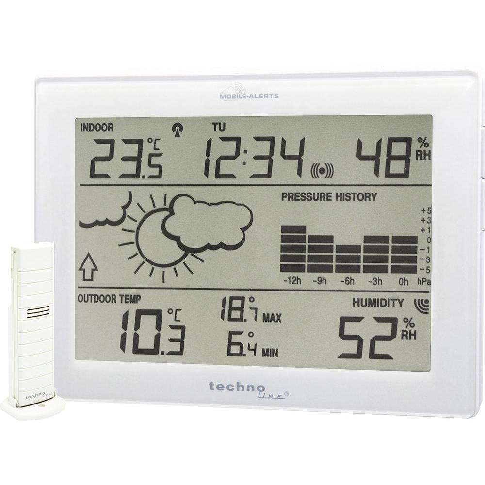 Mobile - Alerts MA10410 Weather Forecast Station - Expandable & 12hr Barometric Pressure Graph - ES-MA10410