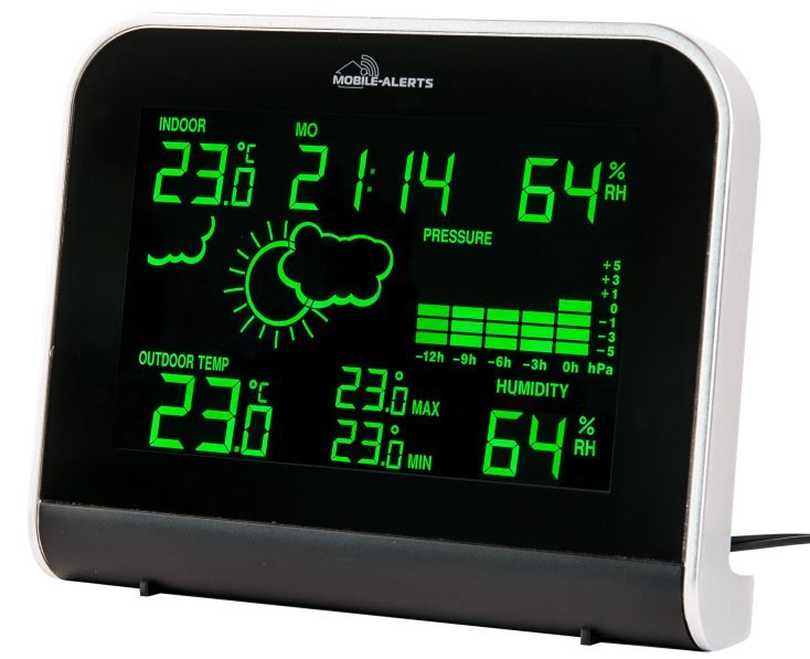 Mobile - Alerts MA10920 Weather Forecast Station - Optional Smartphone App - ES-10920