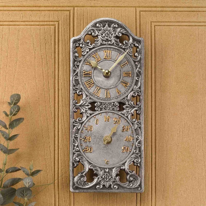 Westminster Outdoor Wall Clock with Thermometer 30cm - SG-5065000