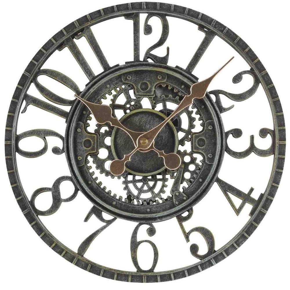 Newby Verdigris Mechanical Outdoor Wall Clock 30cm - SG-5065011